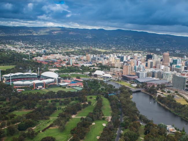 Adelaide skyline. MUST CREDIT: PICTURE: WADE ROBERTS