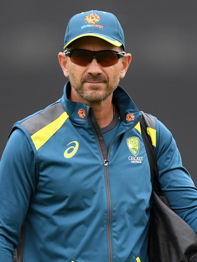 Australia head coach Justin Langer. Picture: Getty Images