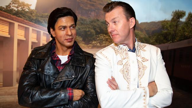 Brett Lee at the Madame Tussauds Lights, Camera, Bollywood experience.