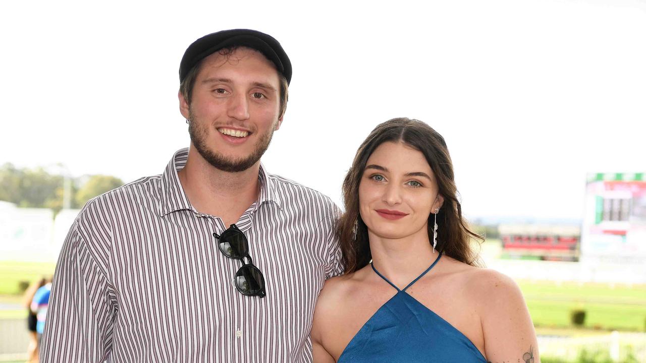 Jess Eaves and Oscar Rogers at the Noosa Cup Race Day. Picture: Patrick Woods.