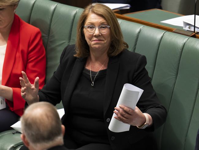 CANBERRA, AUSTRALIA - NOVEMBER 10: Catherine King MP during Question time at Parliament House in Canberra. Picture: NCA NewsWire / Martin Ollman