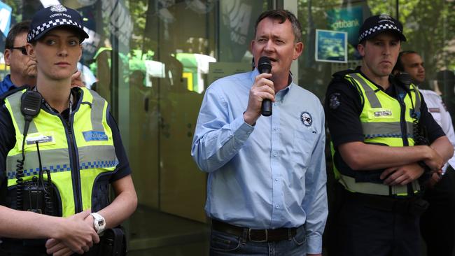 Maritime Union of Australia assistant national secretary Warren Smith. Picture: Brendan Francis.