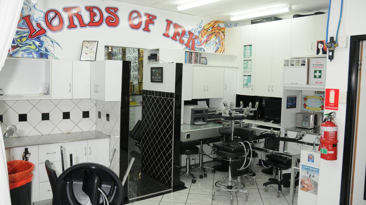 Lords of Ink Tattoo Studio. Picture: SAPOL