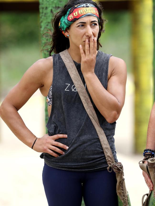 Lydia Lassila in a scene from Australian Survivor: All Stars