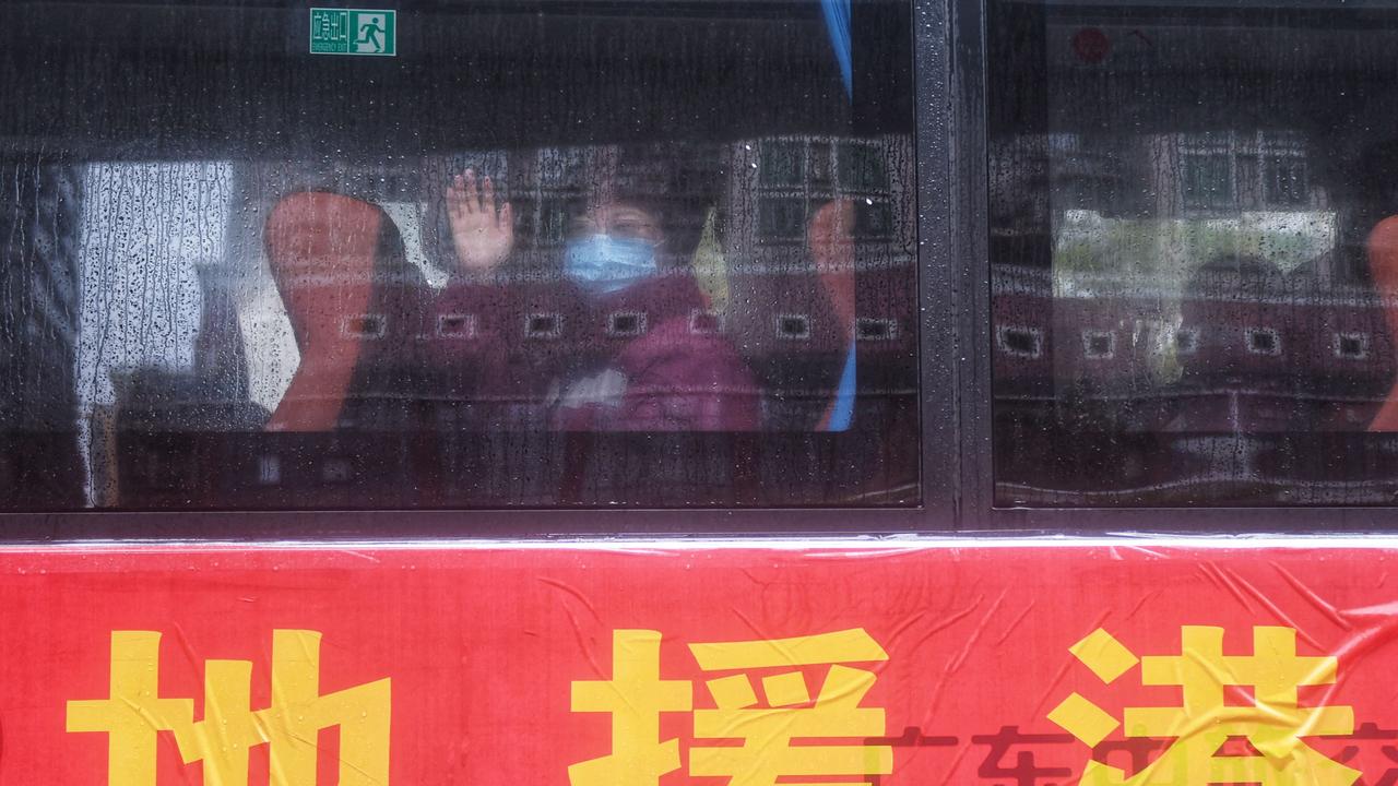 Emergency medical staff leave China to help Hong Kong’s Covid outbreak. Picture: AFP.