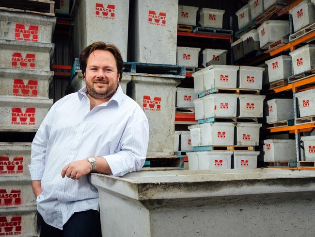 Mascot Engineering general manager Nick Taylor at the company’s Smithfield factory. Picture: Jonathan Ng