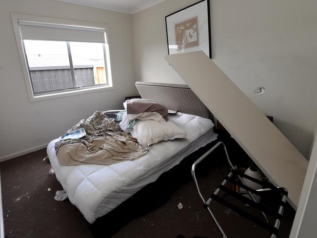 Damage to the Werribee house was extensive. Picture: Nicole Garmston. Picture: Nicole Garmston