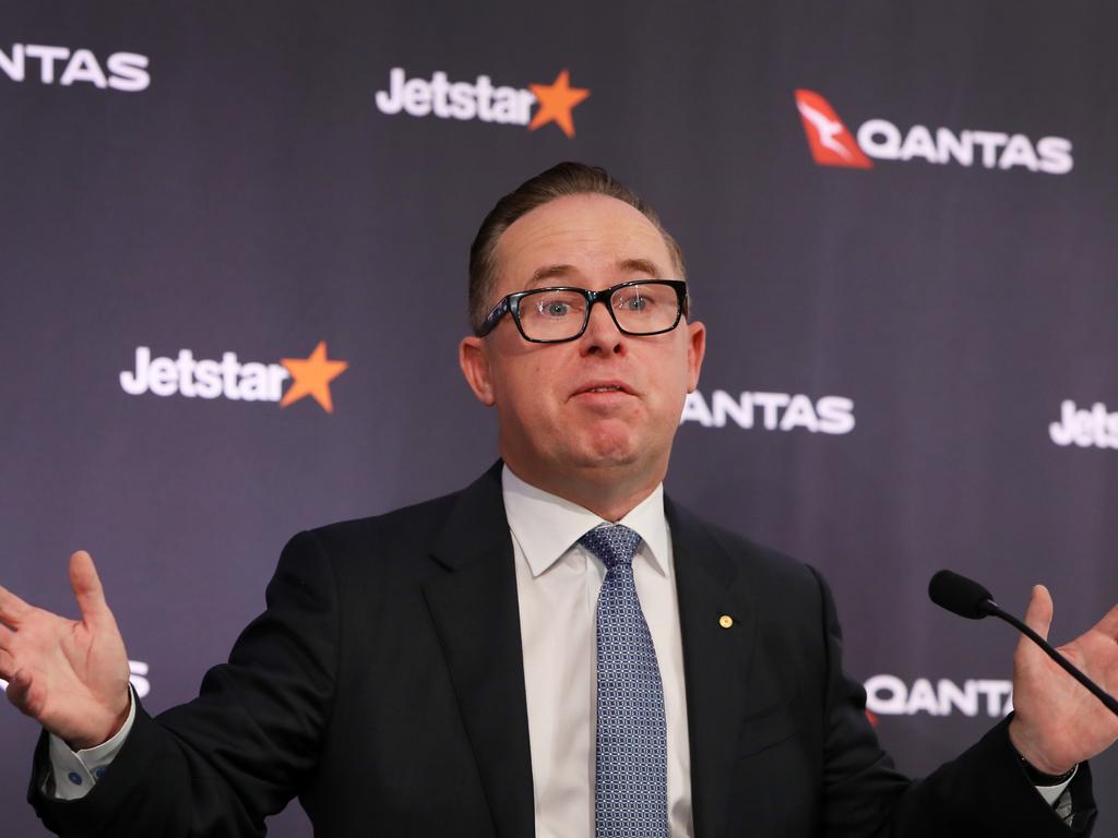 Joyce is under fire after Qantas posted a $1.9bn loss. (Photo by Lisa Maree Williams/Getty Images)