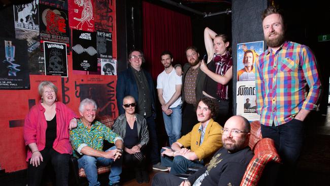 Comedians ready for the Hobart Comedy Festival Picture: Linda Higginson