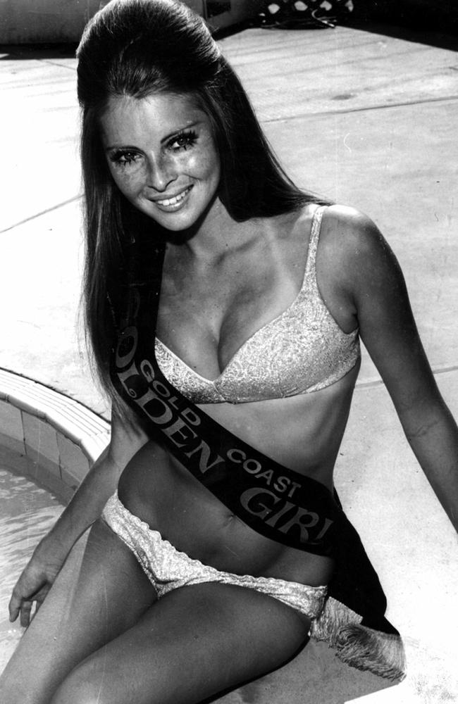 Delvene Delaney as a Gold Coast Golden Girl in 1971.