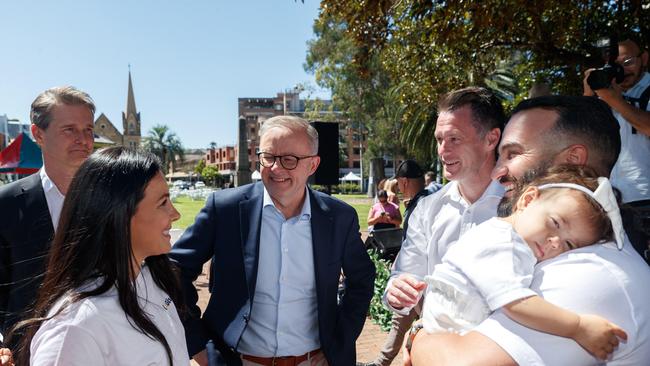 Prime Minister Anthony Albanese and Labor opposition leader Chris Minns were in attendance. Picture: NCA NewsWire/David Swift