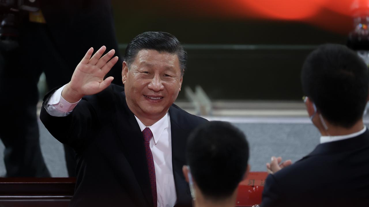 Chinese President Xi Jinping at the 100th anniversary of the Founding of the Communist Party of China in June. Picture: Getty