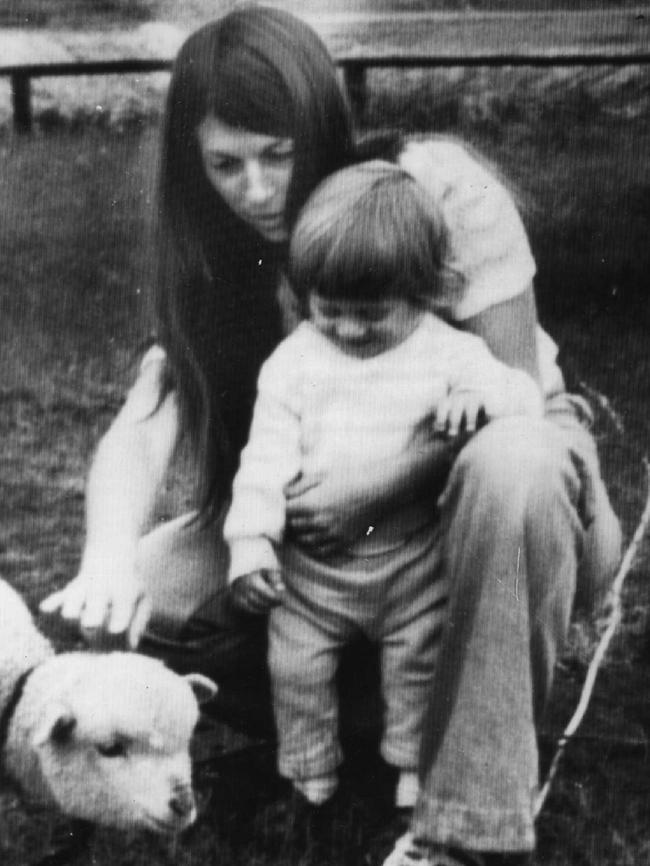 Suzanne Armstrong, pictured with her son Gregory.