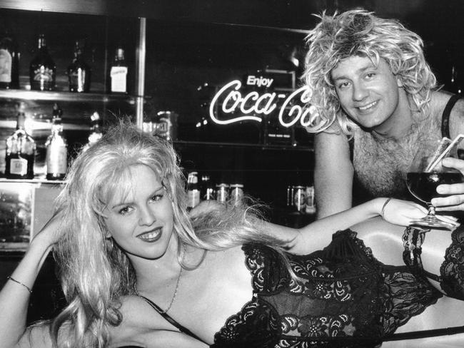 After 30 years of Hooker’s Balls, we bring you the very best photos from the past three decades. This one’s from 1995, featuring Tina Trezise and Greg Holbrok. PICTURES: NT News photographers