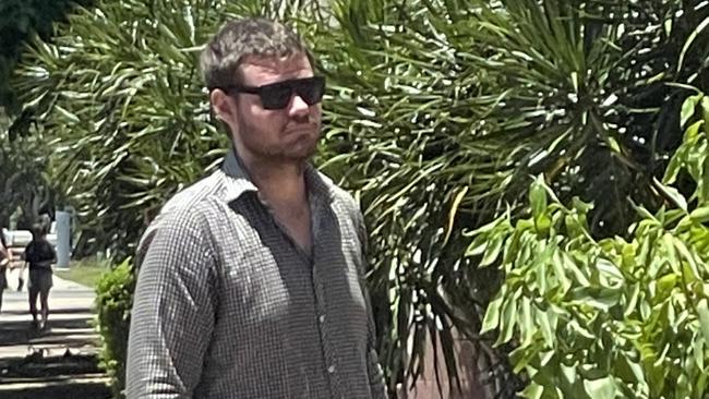 Connor Hamilton McLeod, 27, outside Cairns Courthouse. Picture: Andreas Nicola