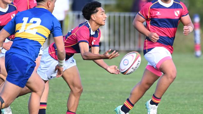 Marley Ngatai. GPS First XV rugby between BSHS and Toowoomba Grammar. Saturday July 13, 2024. Picture, John Gass