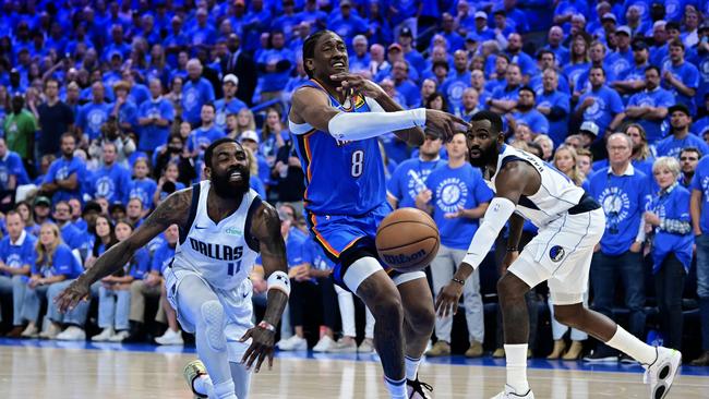 The Thunder lost their first game of the playoffs. (Photo by Joshua Gateley/Getty Images)