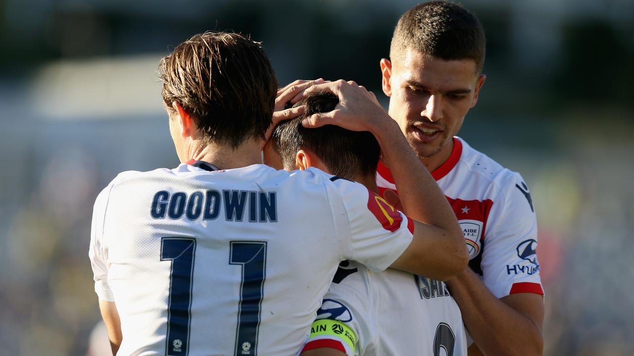 Adelaide United beat the Central Coast Mariners in Gosford.