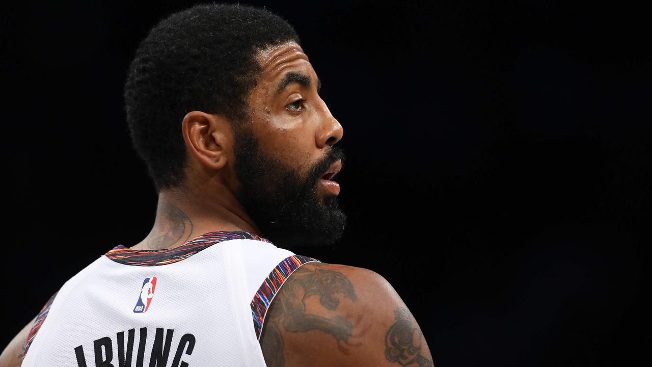 Kyrie Irving has been fined. (Photo by Mike Stobe / GETTY IMAGES NORTH AMERICA / AFP)