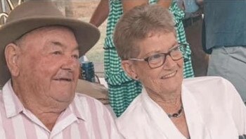 Ned and Nan Walker. Picture: Supplied by the Walker’s family.