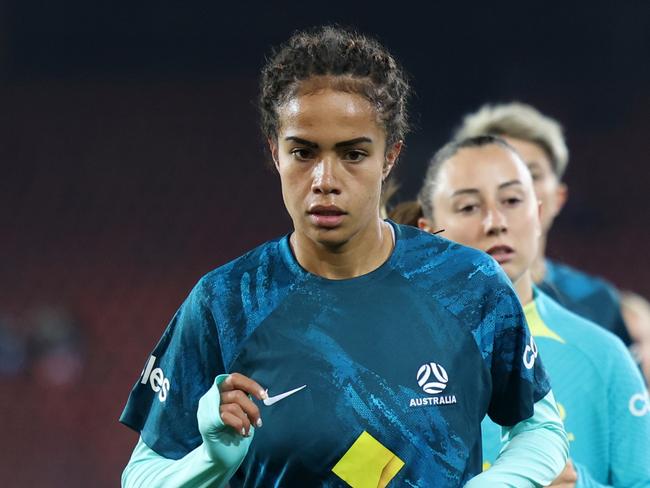 Fowler says she is going to prioritise her physical and mental healt. Picture: Arnd Wiegmann/Getty Images for Football Australia