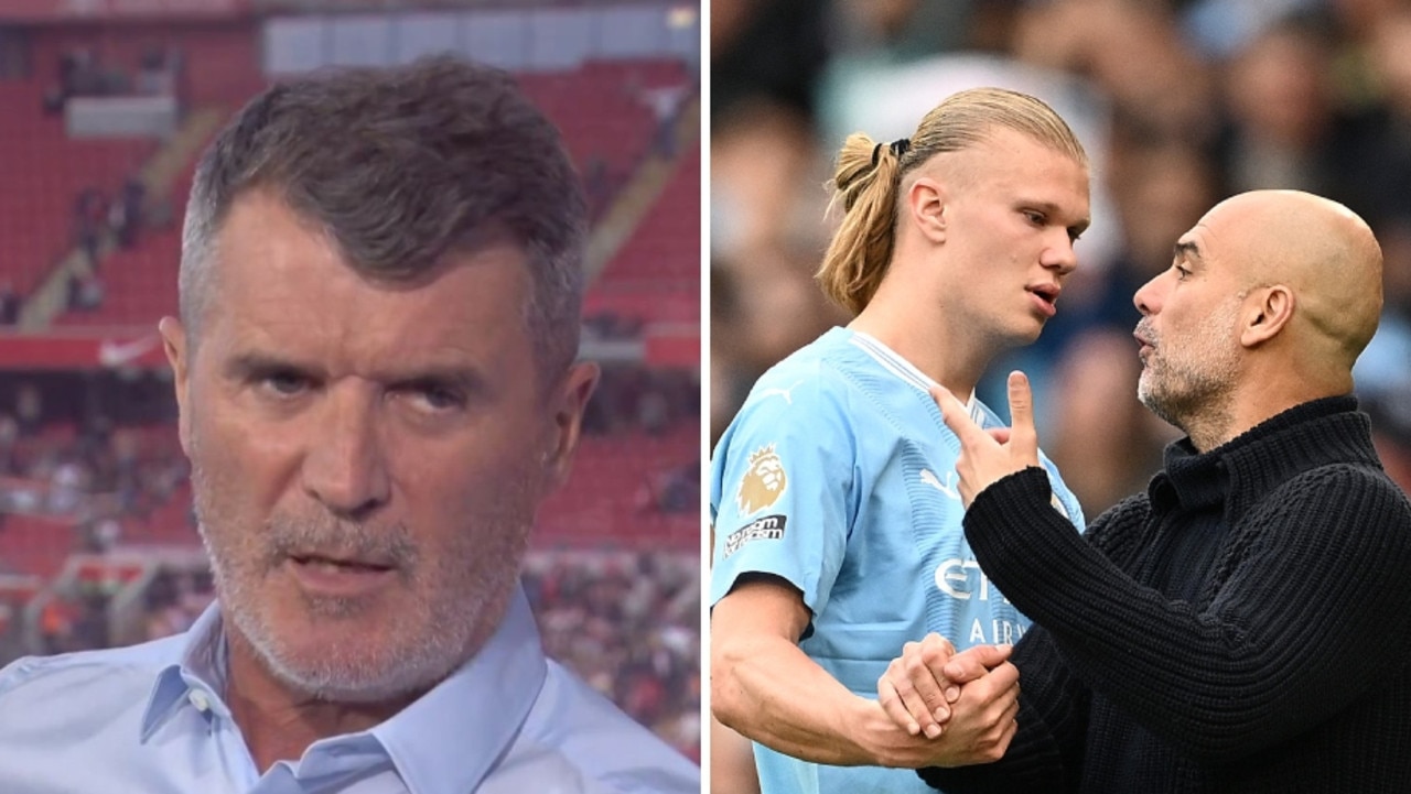 Roy Keane and Erling Haaland.