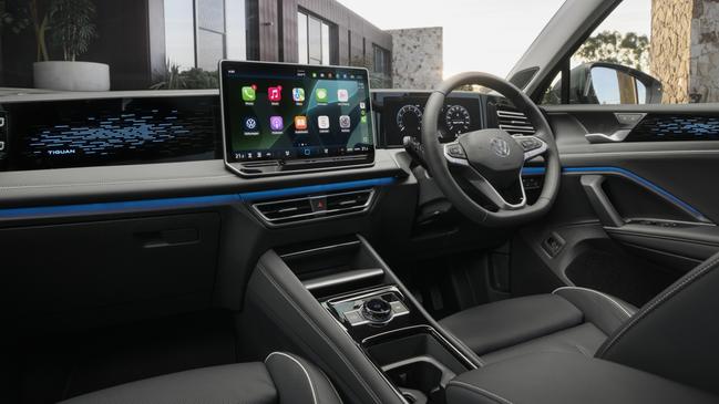 The car’s cabin is much flasher than before.