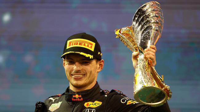 Max Verstappen produced the most spectacular of finishes to win his maiden driver’s championship. Picture: Bryn Lennon/Getty Images