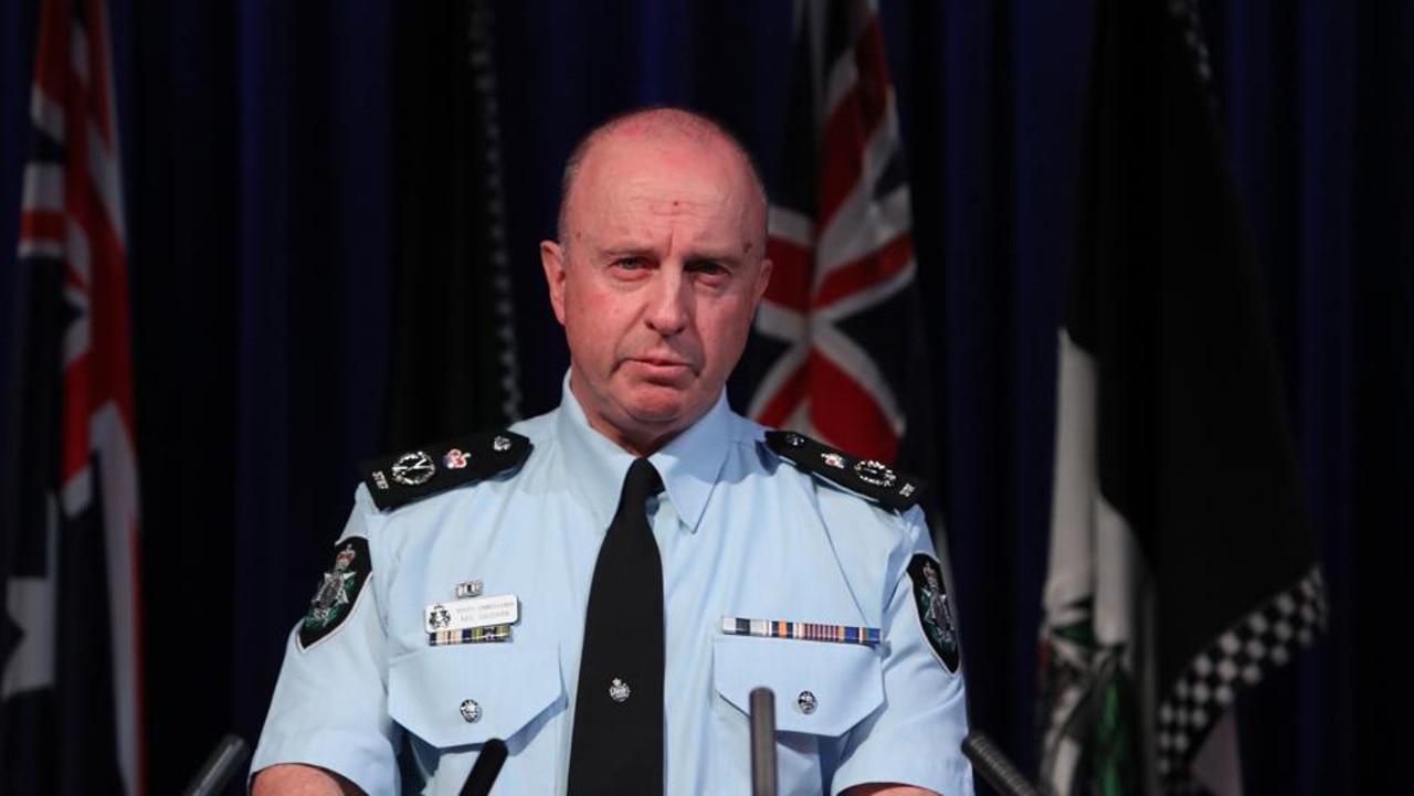 ACT Policing Chief Police Officer Neil Gaughan says a spit hood was recently used on a 16-year-old girl. Picture Kym Smith