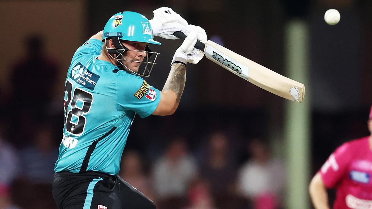 SYDNEY, AUSTRALIA – FEBRUARY 02: Josh Brown of the Heat bats during the Men's Big Bash League match between the Sydney Sixers and the Brisbane Heat at Sydney Cricket Ground, on February 02, 2023, in Sydney, Australia. (Photo by Matt King/Getty Images)