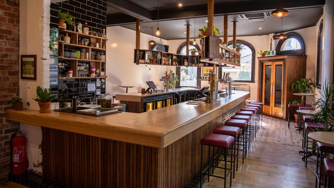 The revamped Carringbush Hotel in Abbotsford offers veggie pub grub.