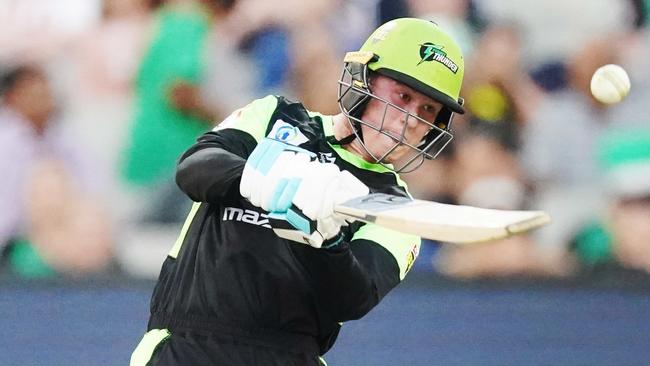 Sydney Thunder young gun Matthew Gilkes should get more opportunity at the top of the order this summer. Picture: Michael Dodge