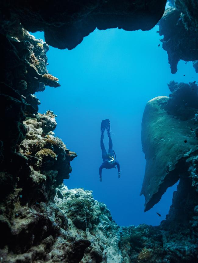 Extending for more than 100 kilometres, the Great Astrolabe Reef is a pristine playground for dive enthusiasts. Picture: James Vodicka