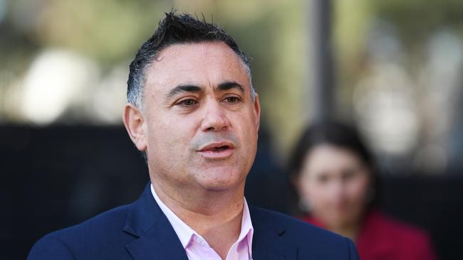 Deputy Premier John Barilaro says Mr Constance’s decision does not change his mind. Picture: AAP Image/Dean Lewins