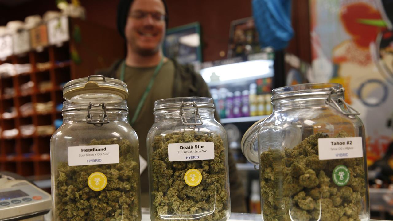 Anti-weed activists say violent crimes have increased in states like Colorado. Picture: AP Photo/Dave Zalubowski