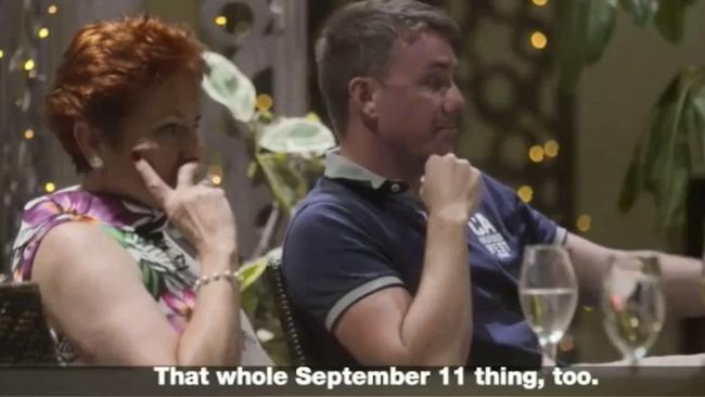 One Nation leader Pauline Hanson filmed insinuating Port Arthur conspiracy theoryCredit: AlJazeera