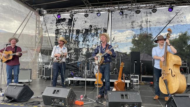 The Davidson Brothers performing at Meatstock 2023 at the Melbourne Showgrounds.