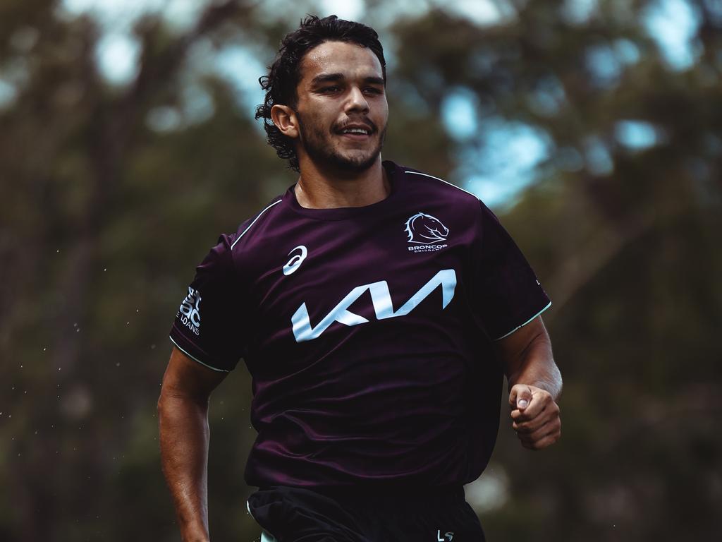 Brisbane Broncos' Latrell Siegwalt impressed, scoring a slick try against the Burleigh Bears. Picture: Broncos