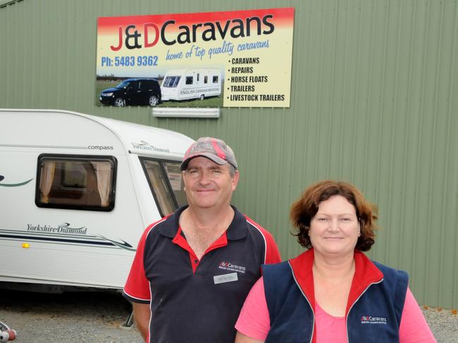 Business Beat.  J&D Caravans.  Duncan and Jayne Bennett.Photo Tanya Easterby / The Gympie Times