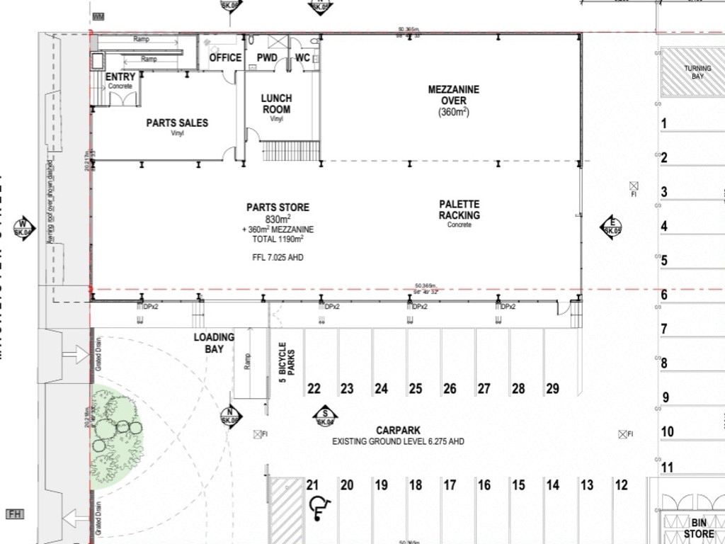 A development for North Jacklin Parts Store proposed on 29-31 MacAlister Street in Mackay. Photo: Contributed