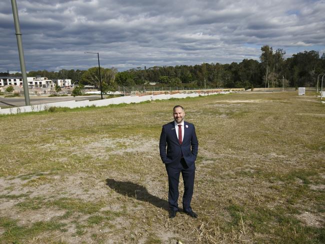 Agent Stevan Bubalo, of Novak Properties, has had one of the new streets in Warriewood named after his family.