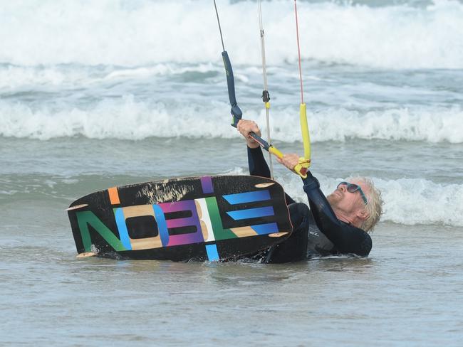 Kite surfing: exactly like running a business. Picture: James Morgan