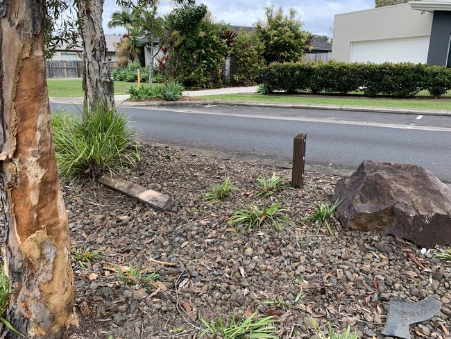 Woodgrove Boulevard following an incident that left three people taken to Sunshine Coast University Hospital on June 26.