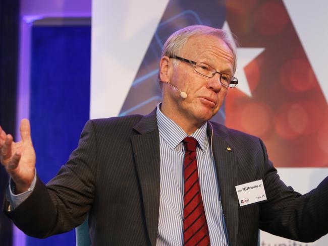 Former premier Peter Beattie, speaking at an American Chamber of Commerce in Australia luncheon, Pullman Hotel the City - Photo Steve Pohlner