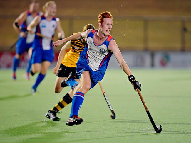 Nightcliff versus East Darwin for the Darwin Hockey Associations mens A-grade grand final. Nathan Hochman (11)