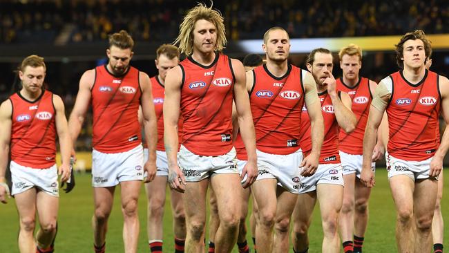 The Bombers’ early-season form cost them. Pic: AAP