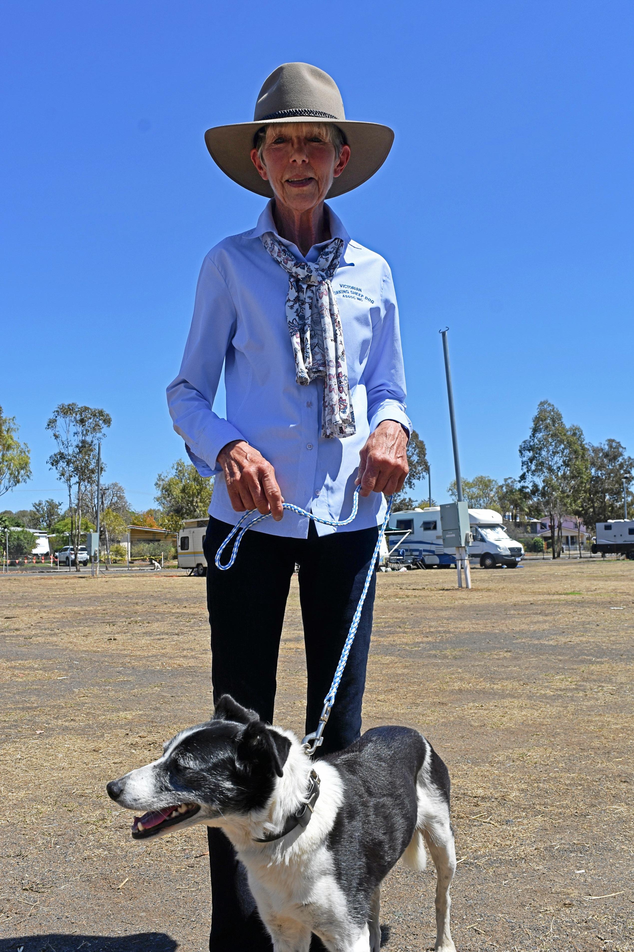 Susan Young from Victoria with Granan Lady. Picture: Meg Gannon