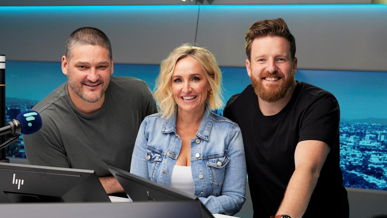 ...Had beef with Fifi, Fev (left) and Nick (right). Picture: Fox FM