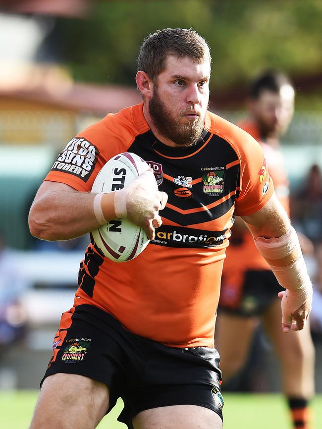 TDRL match between Centrals v Herbert River Crushers from the Townsville Sports Reserve. Crushers Todd Cockburn. Picture: Zak Simmonds