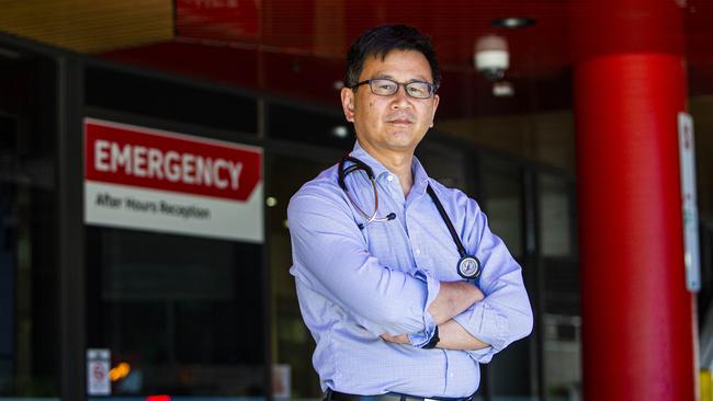 Professor Allen Cheng is the chair of the government's advisory group on vaccines. Picture: Aaron Francis